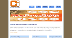 Desktop Screenshot of ciofficesolutions.com